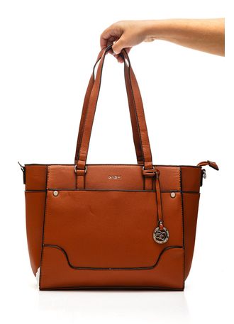 Bolsa-De-Ombro-Feminina-Luxcel-Bg72716-Marrom