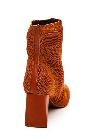 Bota-Bebece-Cano-Medio-Feminina-Em-Malha-Knit---T4316-033-Caramelo