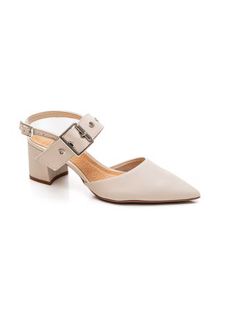 Sapato-Bottero-Salto-Baixo-Feminino-Couro-354908-Off-White