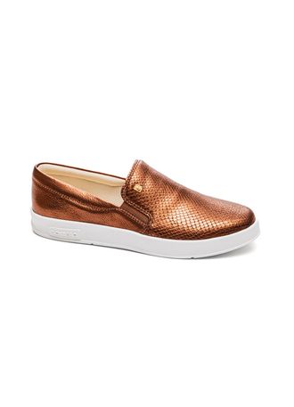 Tenis-Bottero-Slip-On-Feminino-Couro-364901-Cobre