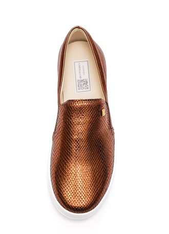 Tenis-Bottero-Slip-On-Feminino-Couro-364901-Cobre