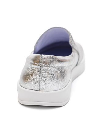 Tenis-Bottero-Slip-On-Feminino-Couro-364901-Prata