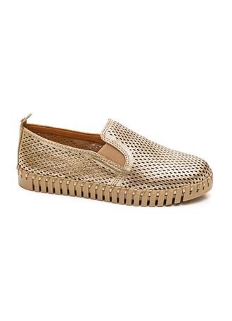 Tenis-Bottero-Slip-On-Feminino-Couro-354317-03-Ouro